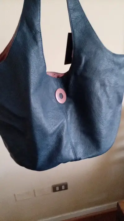 Bolso de cuero negro bubba original - miniatura 2