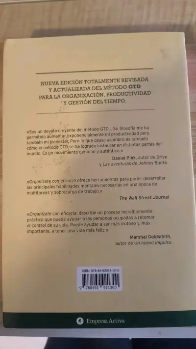 Libro Organízate con Eficacia de David Allen - miniatura 3