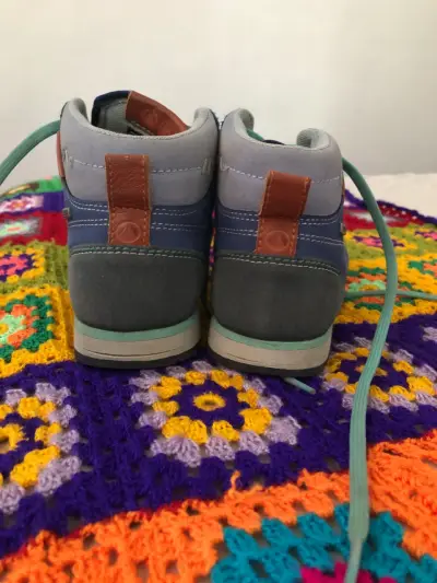 Botas de montaña azules para niños - miniatura 3