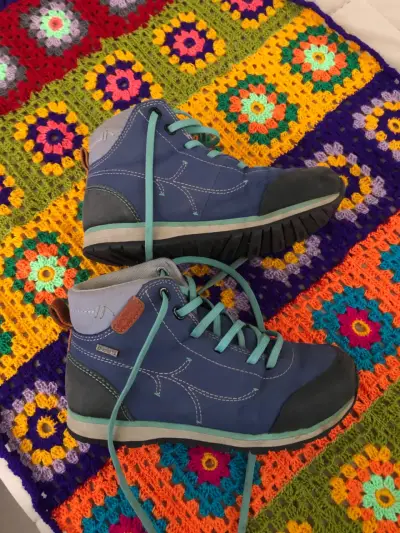 Botas de montaña azules para niños - miniatura 4