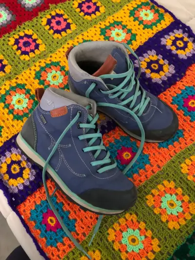 Botas de montaña azules para niños - miniatura 5