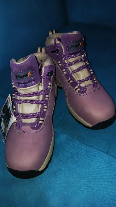 Zapatos trekking ProFlex moradas impermeables - miniatura 2