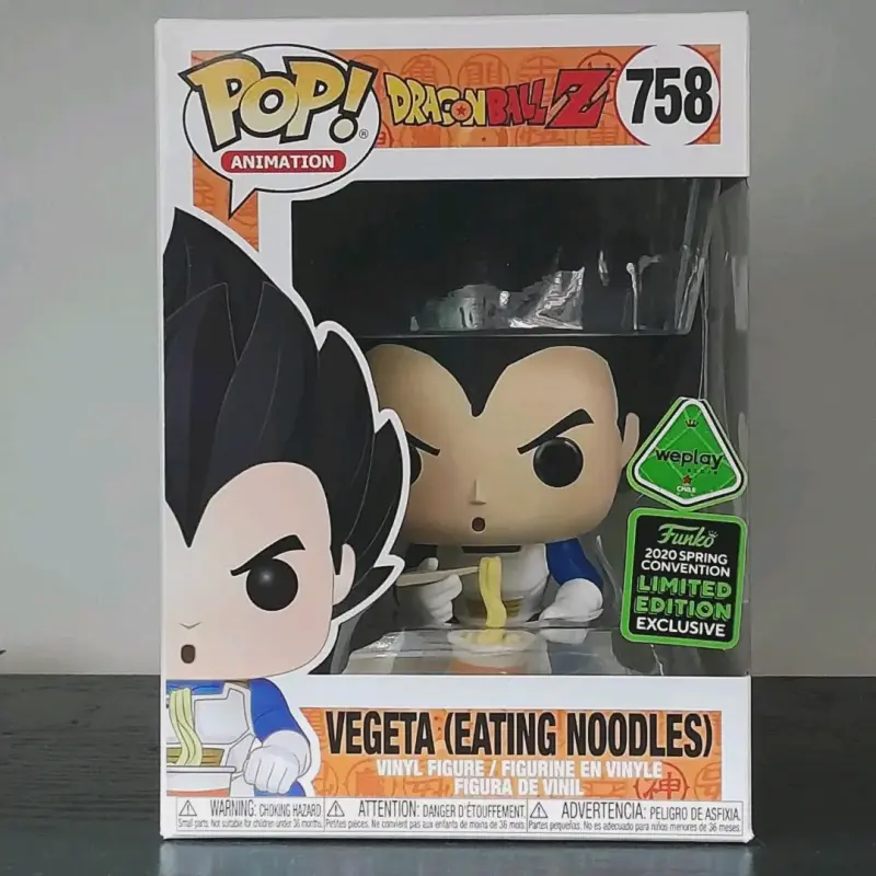 Funko Pop Vegeta comiendo fideos edición limitada