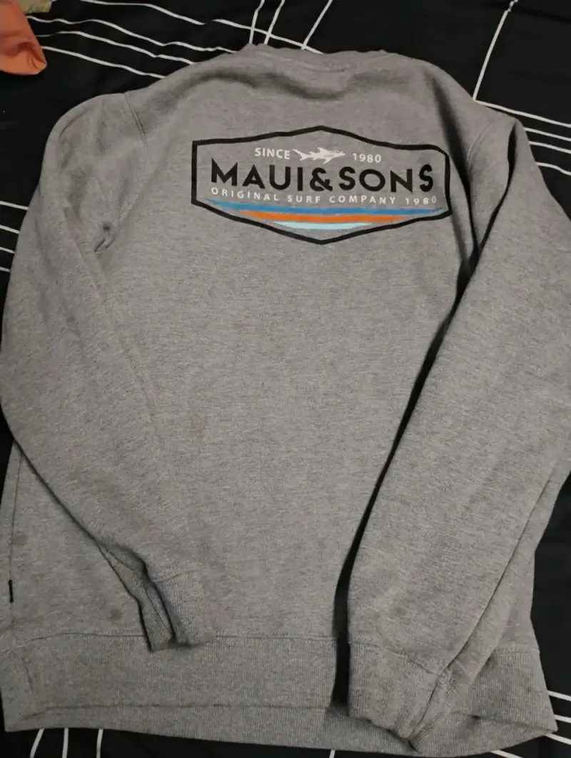 Polerón gris Maui & Sons - 3