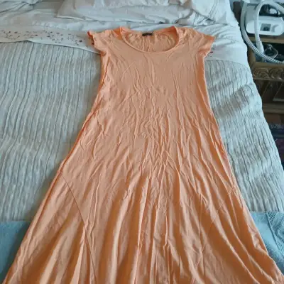 Vestido largo naranja casual Marca Polo - miniatura 1
