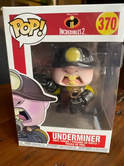 Figura Funko Pop Underminer Los Increíbles 2 - miniatura 1