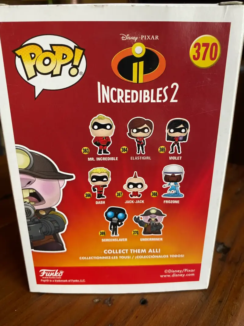 Figura Funko Pop Underminer Los Increíbles 2 - 4