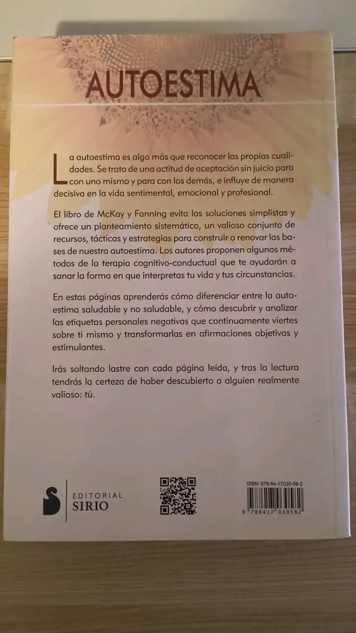 Libro Autoestima de Matthew McKAY - 2