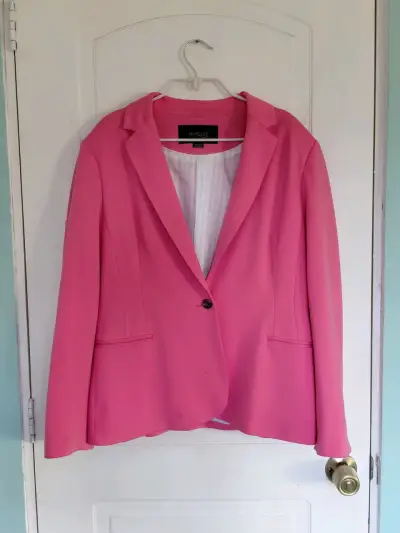 Blazer rosa marca Marquis talla XL - miniatura 1