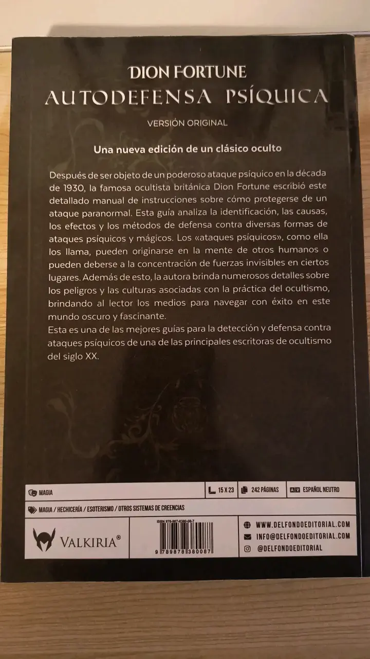 Libro Autodefensa Psíquica de Dion Fortune - 2