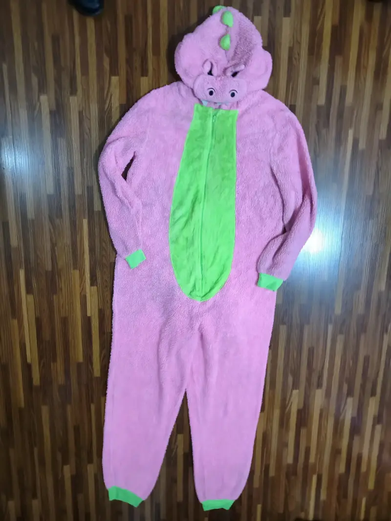 Pijama enterizo de oso con capucha - 2