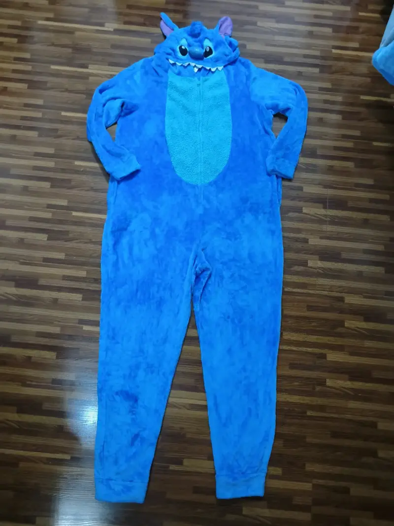 Pijama enterizo de oso con capucha - 3