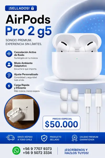 AirPods Pro 2 g5 con cancelación de ruido - miniatura 1