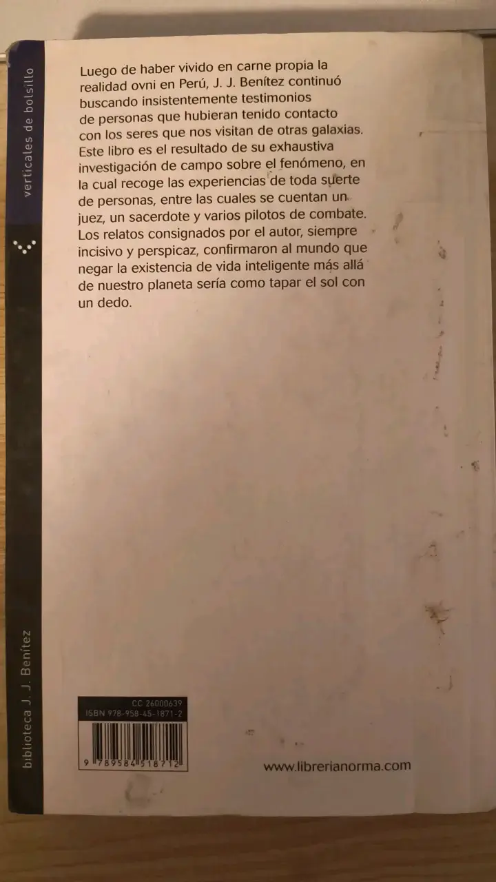 Libro 'Tempestad en Bonanza' de J.J. Benítez - 2