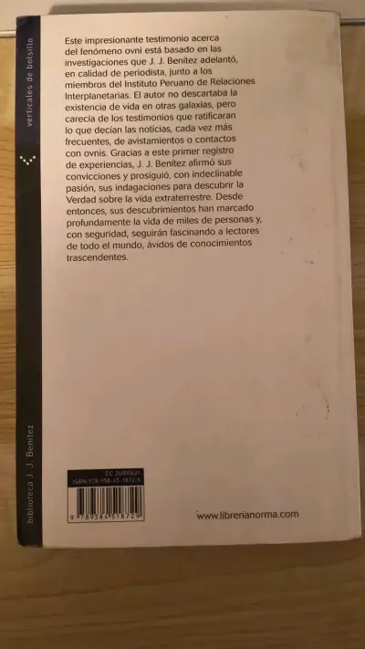 Libro Ovnis: S.O.S. a la Humanidad de J.J. Benítez - miniatura 2