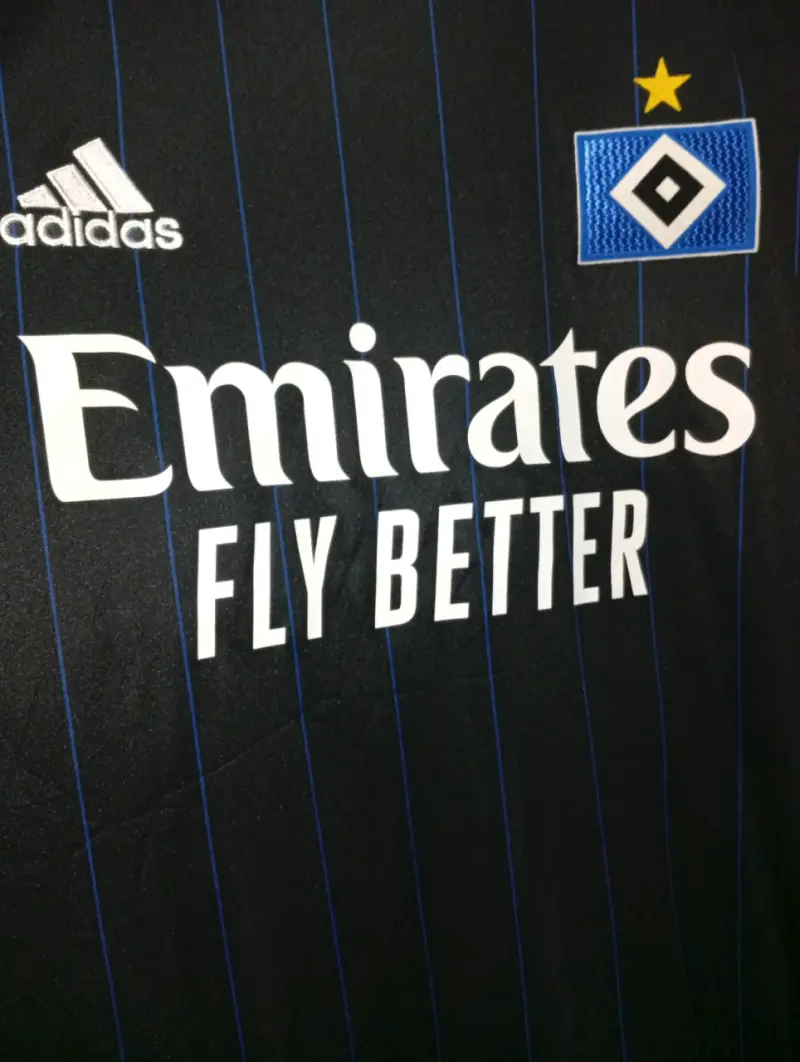 Camiseta Hamburgo , Adidas negra talla M - 2