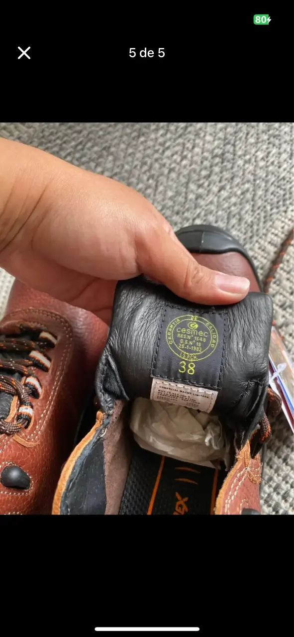 Botas de seguridad Pyrex marrones - 3