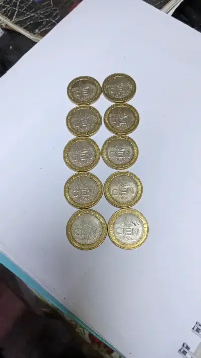 Colección de monedas de 100 pesos chilenas - miniatura 2