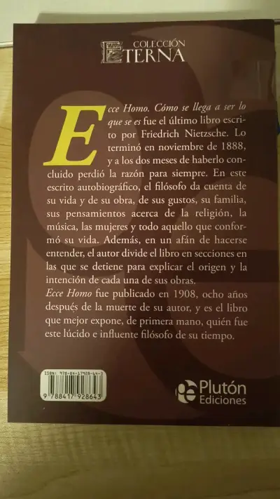 Libro 'Ecce Homo' de Friedrich Nietzsche - miniatura 2