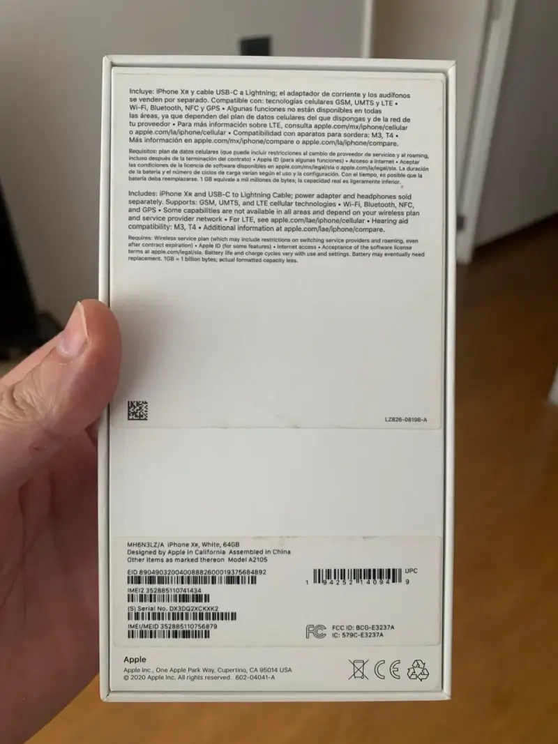 iPhone XR en caja original - 2