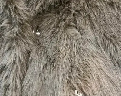 Chaqueta de piel marrón - miniatura 3