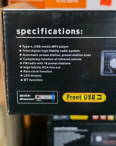 Reproductor MP3 para auto con USB y FM - miniatura 2