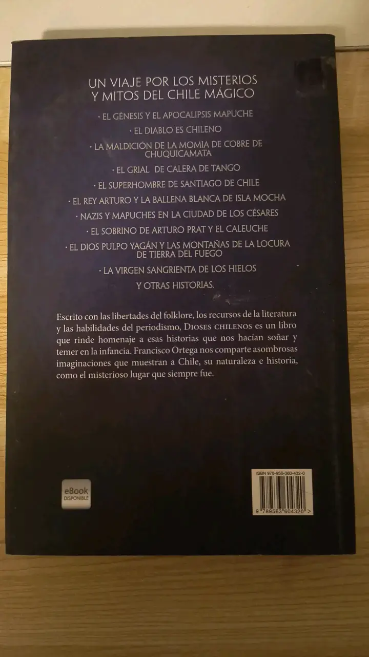 Libro 'Dioses Chilenos' de Francisco Ortega - 2