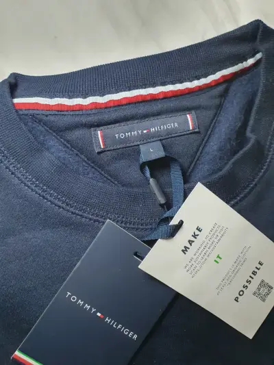 Polerón Tommy Hilfiger azul marino L - miniatura 3