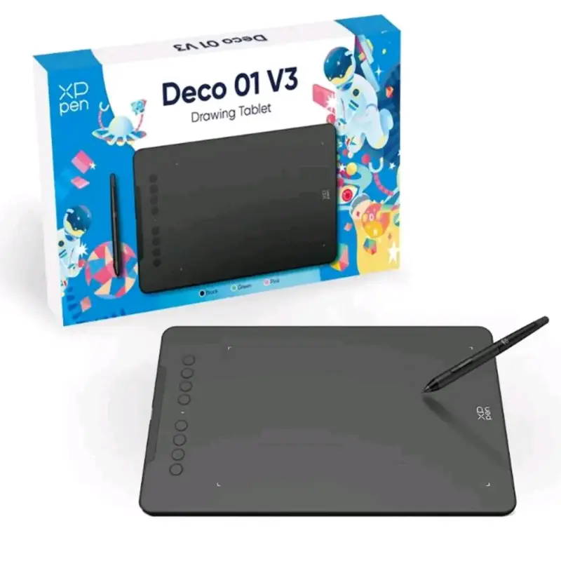 Tableta de dibujo XP-Pen Deco 01 V3 rosa - 2