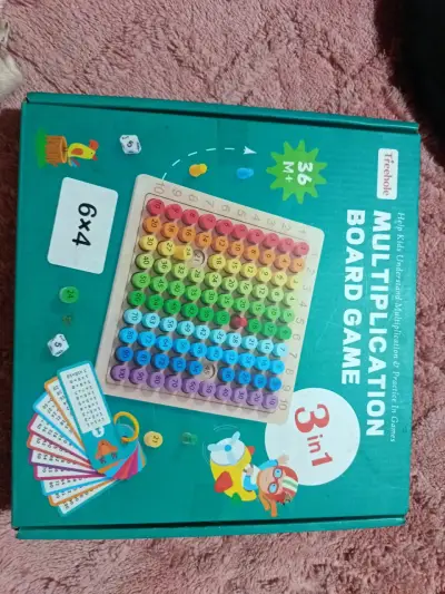 Juego de mesa de multiplicación 3 en 1 - miniatura 1