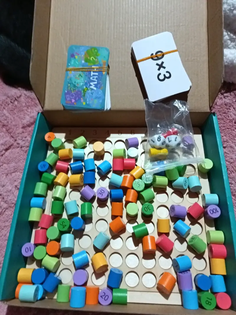 Juego de mesa de multiplicación 3 en 1 - 2