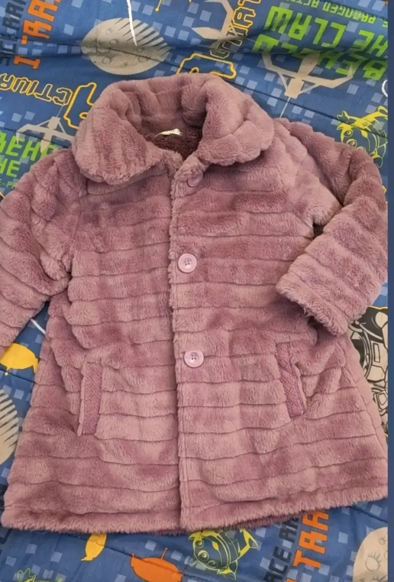 Abrigo Limonada morado para niña - 2