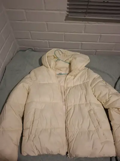 Chaqueta Acolchada Sybilla Blanco con capucha - miniatura 1