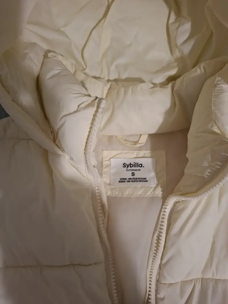 Chaqueta Acolchada Sybilla Blanco con capucha - 2