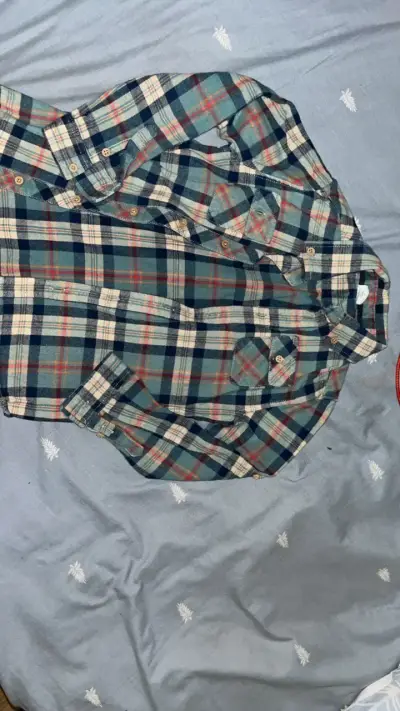 Camisa de franela a cuadros para niño - miniatura 1