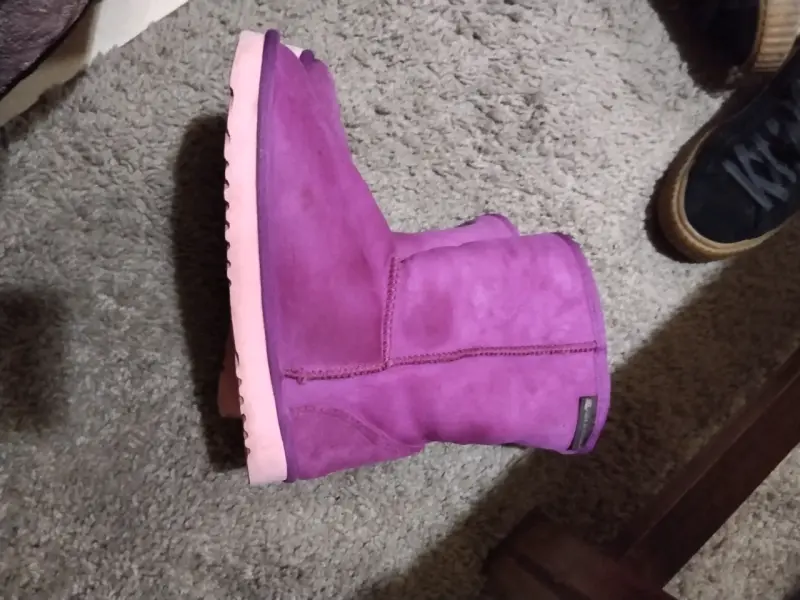 Botas de gamuza moradas hechas en Australia - 2