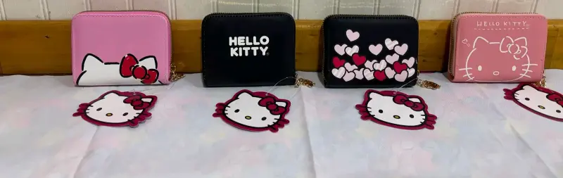 Billeteras Hello Kitty con diseño kawaii - 2