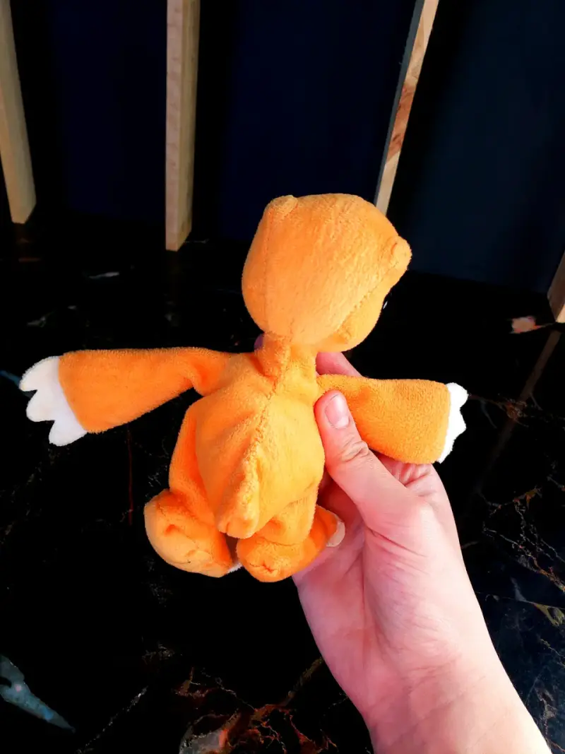 Peluche Vintage Digimon Agumon Beanie Bandai 1999 - 2