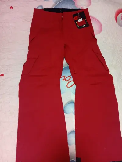 Pantalones rojos mujer - miniatura 1
