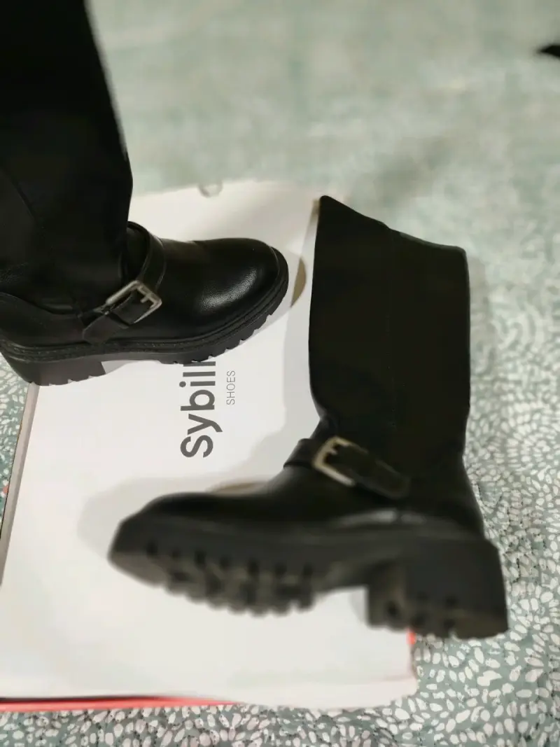 Botines negros Sybilla Temotohigh mujer - 4