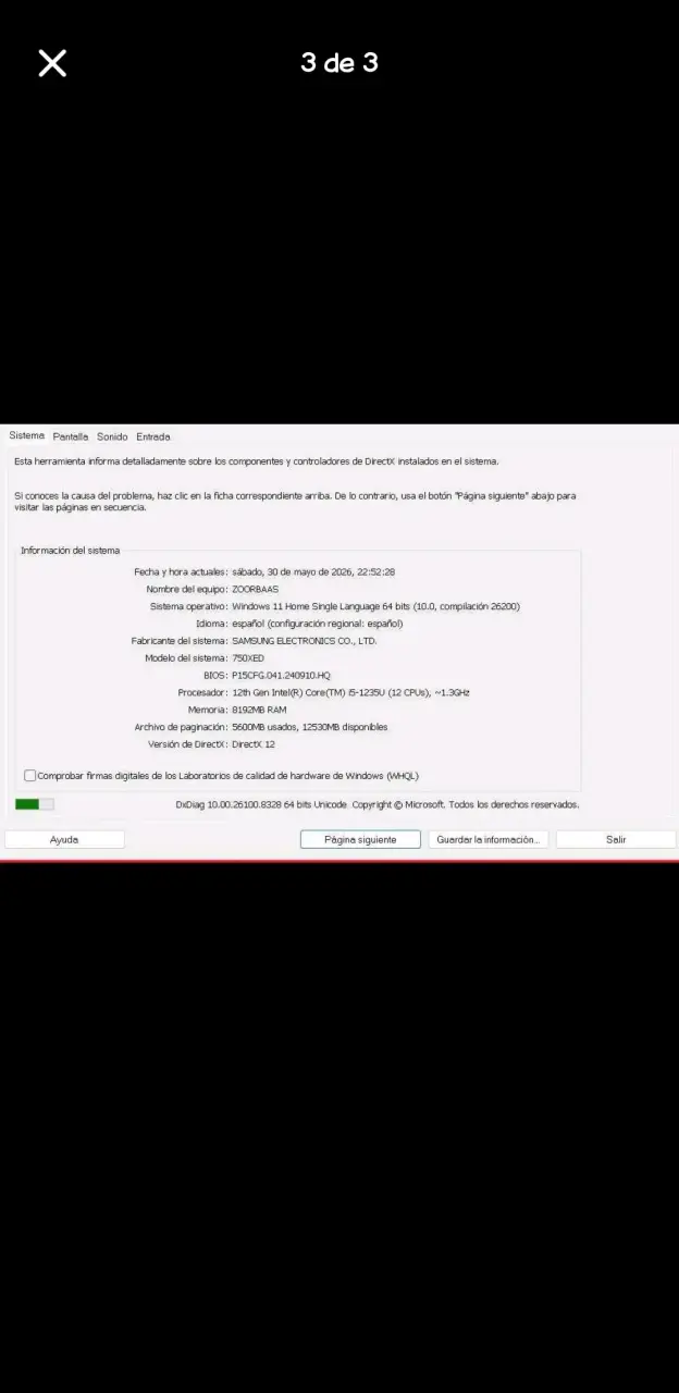 Notebook Samsung Intel Core i5 plateado - 2