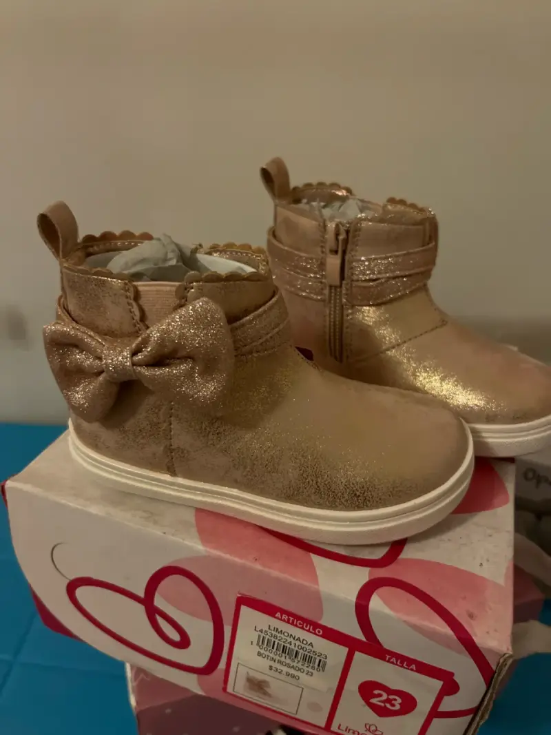 Botines dorados para niña Limonada talla 23 23 - 2