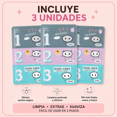 PACK DE 3 KITS HANKEY PARA PUNTOS NEGROS - miniatura 2