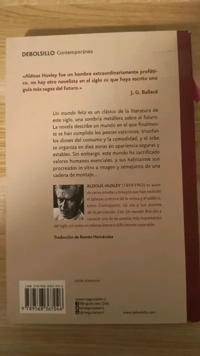 Libro 'Un mundo feliz' de Aldous Huxley - miniatura 2