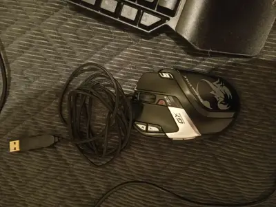 Teclado y mouse gamer con cable USB - miniatura 2