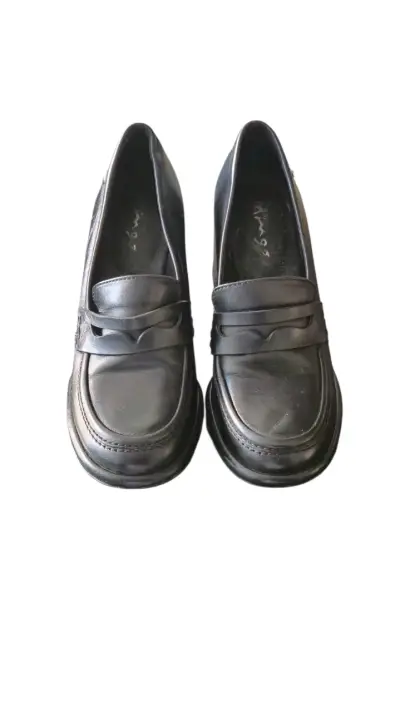 Zapatos Mingo de cuero negros para mujer - miniatura 1