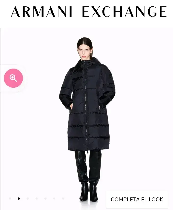 Giorgio Armani negro con capucha - 2