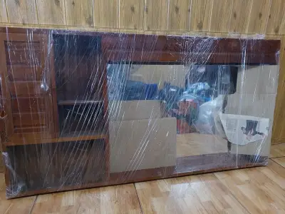 Espejo de pared con marco de madera - miniatura 2