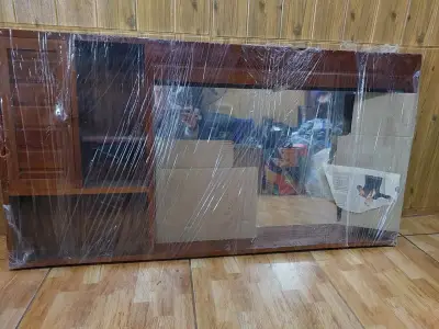 Espejo de pared con marco de madera - miniatura 3