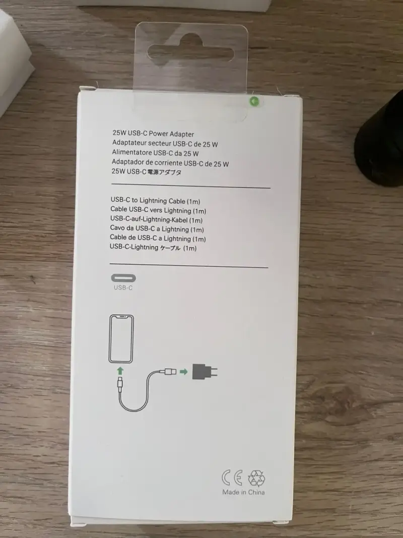 Cargador Apple 25W USB-C con cable Lightning - 2